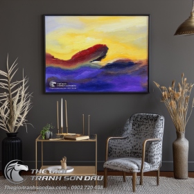 Tranh Trừu Tượng Trời Và Biển