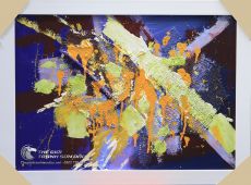 Tranh Trừu Tượng Vẽ Sơn Dầu Đường Nét Mạnh Mẽ