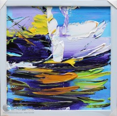 Tranh Trừu Tượng Vết Cắt Số Năm