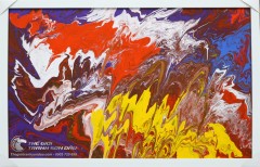 Tranh Trừu Tượng Vết Màu Loang Số Bảy