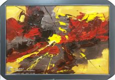 Tranh Trừu Tượng Xúc Cảm Sắc Màu