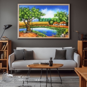 Tranh Vẽ Phong Cảnh Quê Hương Việt Nam