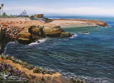 Tranh Vẽ Sơn Dầu Phong Cảnh Biển