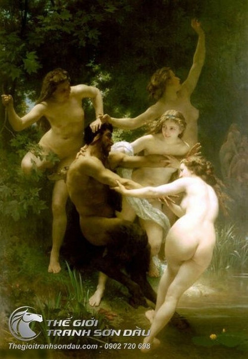 Tranh Cổ Điển Châu Âu Nymphs Và Satyr