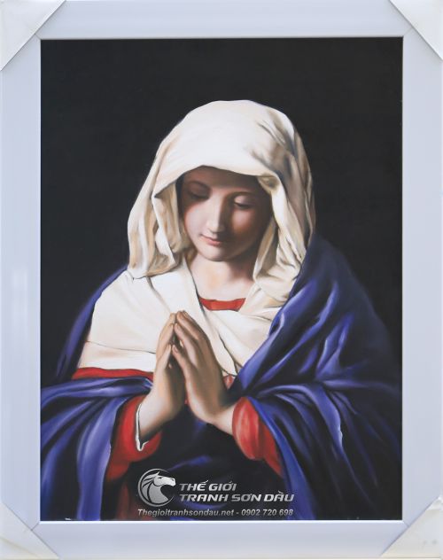 Tranh Sơn Dầu Đức Mẹ Maria