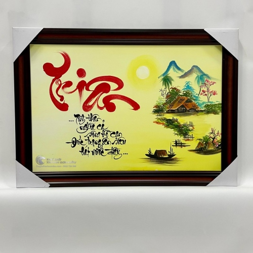 Tranh Vẽ Thư Pháp Tri Ân Thầy Cô Đẹp Giá Rẻ